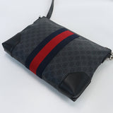 GUCCI 474139 Messenger bag GG Supreme Diagonal Shoulder Bag PVC gray mens