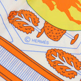 Hermes Kare 90 New Parisien Lovers City and Swarf Material Toile Silk Unisexe Multicolored