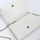 JIMMY CHOO Chain wallet leather white Women