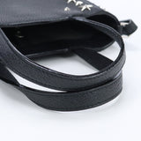 JIMMY CHOO Mini Pegasi Studs Tote Bag Shoulder bag leather black Women