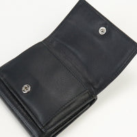 LOEWE Trifold wallet compact wallet Calfskin black mens