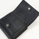 LOEWE Trifold wallet compact wallet Calfskin black mens
