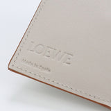 LOEWE C821TR2X02 Trifold wallet anagram coin purse Calfskin beige Women