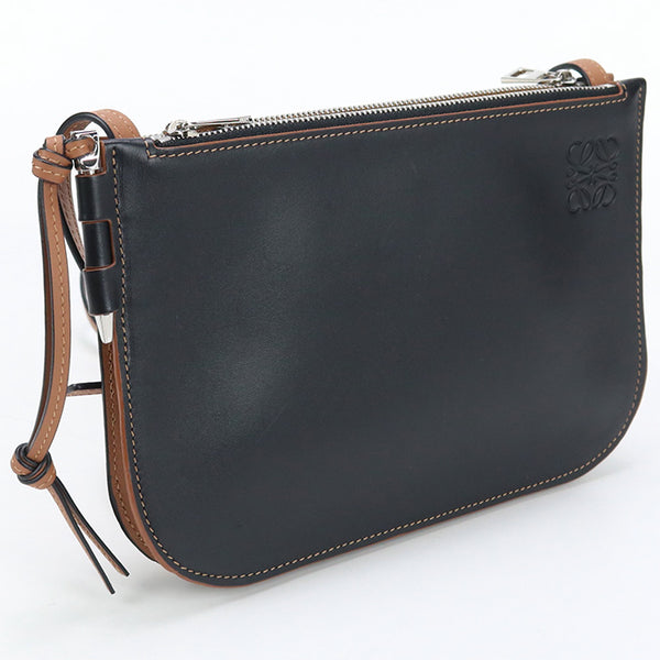 LOEWE 113.54BZ43 Gate double zip pouch anagram Shoulder Bag Calfskin b –  Japan second hand luxury bags online supplier Arigatou Share Japan