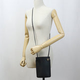 LOEWE C630R12X01 dice pocket Diagonal Shoulder Bag Calfskin black Women