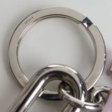 LOUIS VUITTON MP2615 Portocre LV shape Bag charm Key ring metal Women Pink