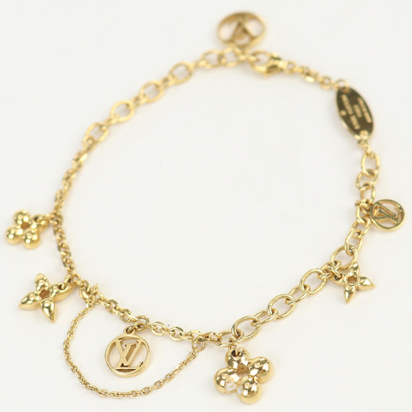 LOUIS VUITTON M64858 Blooming Bracelet metal gold Women