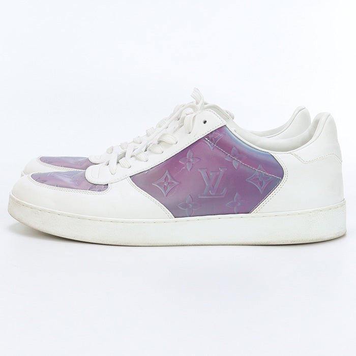 LOUIS VUITTON Rivoli line sneakers sneakers leather White mens