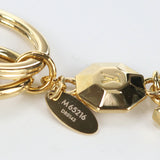 LOUIS VUITTON M65216 Keychain LV Facet Key ring metal Gold Women
