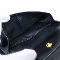 MIUMIU(OUTLET) 5MV204 2D2Y F0002 Folding Wallet Bi-fold coin purse leather black