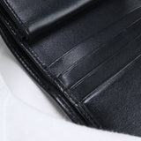 MIUMIU(OUTLET) 5MV204 2D2Y F0002 Folding Wallet Bi-fold coin purse leather black