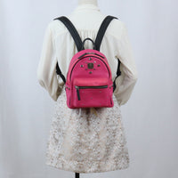 MCM MMK6SVH45 PU001 Visetos Rucksack Backpack PVC Women color pink