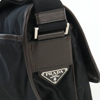 PRADA VA0768 Messenger Shoulder Bag Diagonal shoulder bag Nylon black unisex