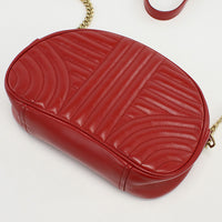 PRADA 1BH130 ChainShoulder Bag Diagram Diagonal shoulder bag leather red Women