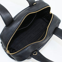 PRADA 1BB077 2DKV F0002 2WAY Handbag shoulder bag leather black Women