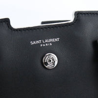 Saint Laurent 424868 Baby Mosquito Bus Handtasche Umhängetasche Leder schwarze Frauen