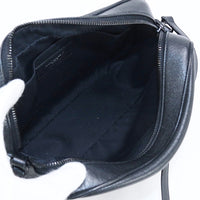 SAINT LAURENT 574494 Roux camera bag Diagonal Shoulder Bag leather black Women