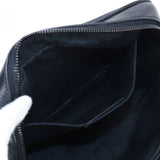 SAINT LAURENT 574494 Roux camera bag Diagonal Shoulder Bag leather black Women