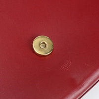 SAINT LAURENT 354119 kate tassel medium Diagonal shoulder bag Calfskin red Women