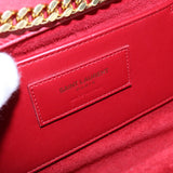 SAINT LAURENT 354119 kate tassel medium Diagonal shoulder bag Calfskin red Women