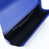 SAINT LAURENT 364021 medium Kate Diagonal Shoulder Bag leather Blue Women