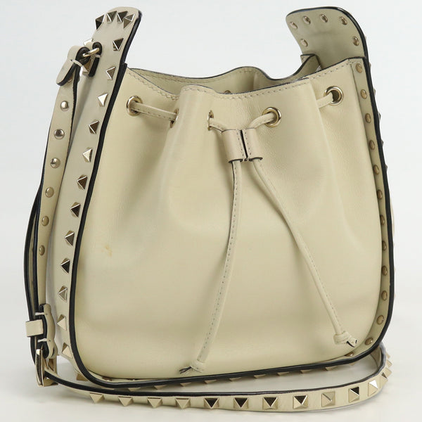 VALENTINO MW2B0178 BOL I16 Shoulder Bag Diagonal shoulder bag leather Women White