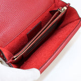 VALENTINO TW2P0249 VSH Studded Chain Shoulder Bag Diagonal shoulder bag clutch bag 2way leather red Women