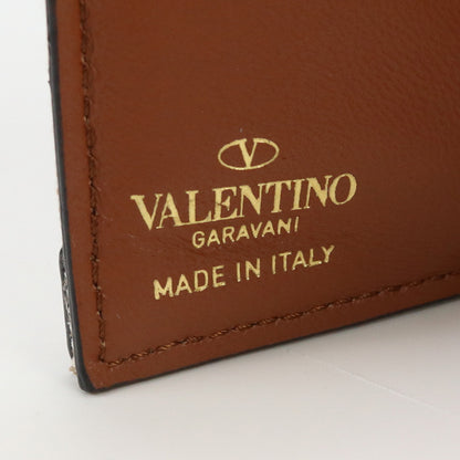 VALENTINO 2W2P0Y80YJH Trifold wallet V logo signature Three-fold wallet with coin purse canvas Women brown