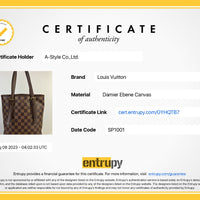 LOUIS VUITTON N42240 Damier canvas Marais bag with pouch Tote Bag Women(Unisex) Used 1001-8E 100% authentic