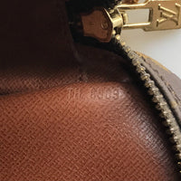100% authentische Louis Vuitton Monogramm Canvas Geneufeille M51226 Umhängetasche verwendet 1016-9E37*L