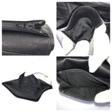 100% authentische Prada-Leder-Bifold-Brieftasche verwendet 1042-4e18*l