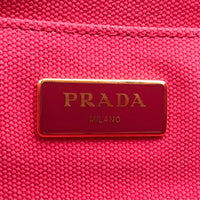 100% authentische Prada-Leinwand Canapa-Einkaufstasche verwendet 1058-3ok91*l