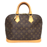 100% authentische Louis Vuitton Monogramm Canvas Alma M51130 Handtasche verwendet 1075-2e47*l