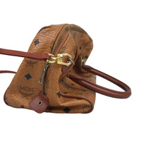 MCM Leder Handtasche Frauen (Unisex) verwendet 1081-3OR95 100% authentisch