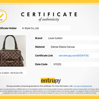 LOUIS VUITTON N51201  Damier canvas Knightsbridge Handbag Women Used 1098-8E 100% authentic