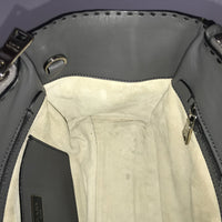 PRADA B2861K leather Stitch design Handbag Women Used 1103-8E 100% authentic