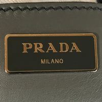 PRADA B2861K leather Stitch design Handbag Women Used 1103-8E 100% authentic