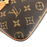 LOUIS VUITTON Shoulder Bag Sling bag SHITE MM Monogram canvas M51182 Brown Women Used 1107-2401E 100% authentic