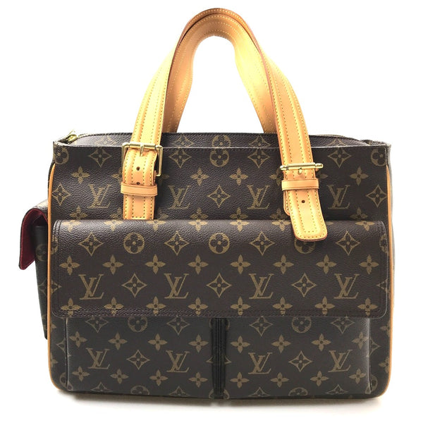 100% authentische Louis Vuitton Monogramm Canvas Multiplizieren Sie M51162 Handtasche verwendet 1120-8E46*L