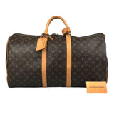 Louis Vuitton Monogramm Canvas Keepall 55 M41424 Reisebag verwendet 1122-2ok68 100% authentisch *l