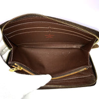 Louis Vuitton Damier Canvas Sippy Wallet Reißverschluss um M41661 Geldbörse verwendet 1130-4m 100% authentisch