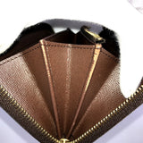 Louis Vuitton Damier Canvas Sippy Wallet Reißverschluss um M41661 Geldbörse verwendet 1130-4m 100% authentisch