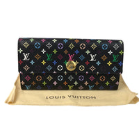 Louis Vuitton Monogram Multicolor Portefeuille Sarah M93533 Geldbörse verwendet 1152-4e 100% authentisch *l