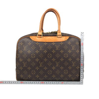 100% authentische Louis Vuitton Monogramm Canvas Deauville M47270 Handtasche verwendet 1154-3e55*l
