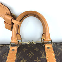 Louis Vuitton M41428 Monogramm Canvas Keepall 45 Reisetaschen Herren (Unisex) verwendet 1154-4e 100% authentisch