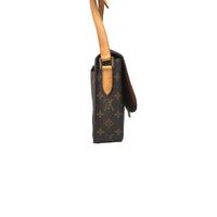 Louis Vuitton M51242 Monogramm Leinwand Saint-Cloud-Umhängetasche Frauen (UNISEX) verwendet 1156-4e 100% authentisch