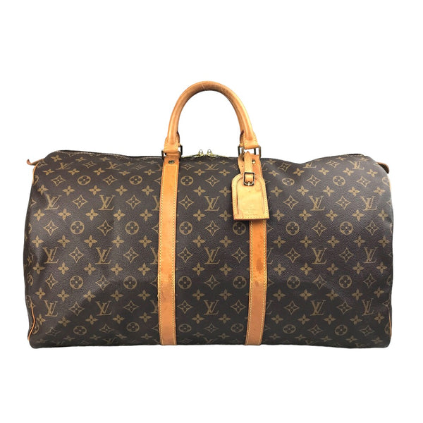 100% authentic LOUIS VUITTON Monogram canvas Keepall 55 M41424 Travel – Japan second hand luxury bags online Arigatou Share Japan