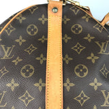 Louis Vuitton Monogram Canvas Keepall Bandouliere55 M41412 Reisetaschen Herren (Unisex) verwendet 1165-4e 100% authentisch