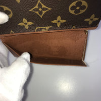 Louis Vuitton Monogram Canvas Porto Monnet Bie Tresol M61730 BIFOLD Wallet verwendet 1168-4e 100% authentisch
