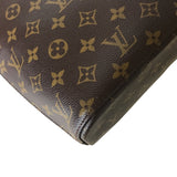 LOUIS VUITTON Tote Bag Sling bag Luco Monogram canvas M51155 Brown Women Used 1170-2401E 100% authentic